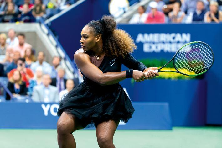 Serena Williams bei den US Open im September 2018.