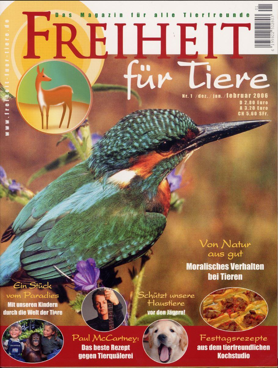 Freiheit für Tiere Ausgabe 1/2006