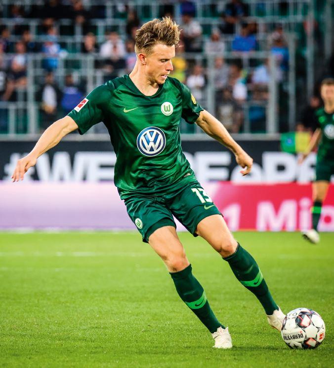 Bundesligaprofi Yannik Gerhardt vom VfL Wolfsburg 